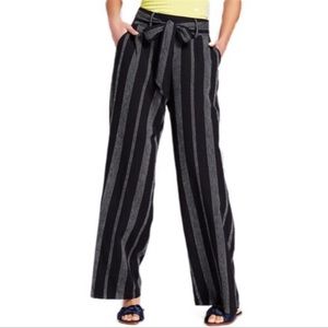 NWT A New Day Striped Linen Wide Leg Pants